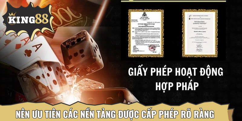 Hãy chọn những đơn vị được tổ chức uy tín cấp phép hoạt động