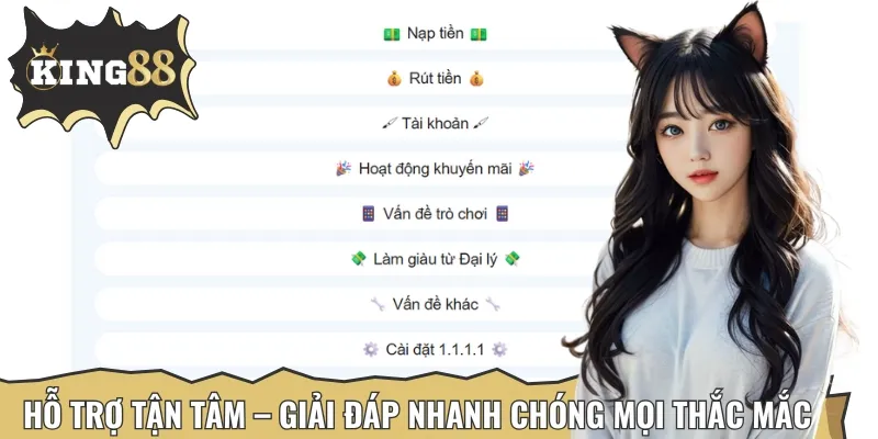 Đội ngũ chăm sóc chuyên nghiệp, luôn sẵn sàng hỗ trợ mọi lúc, mọi nơi