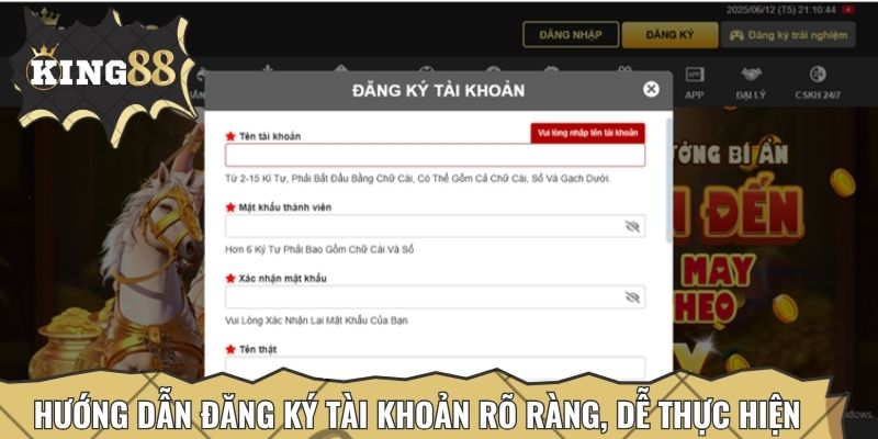 Hướng dẫn đăng ký tài khoản game rõ ràng, dễ thực hiện