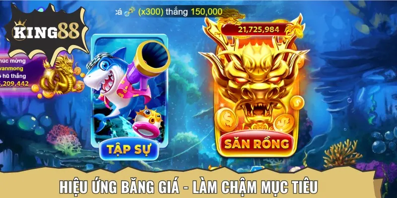 Tính năng Băng Giá giúp cá di chuyển chậm, tăng khả năng hạ gục