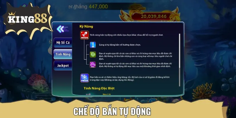 Các chế độ tự động giúp bạn duy trì hỏa lực liên tục mà không cần thao tác